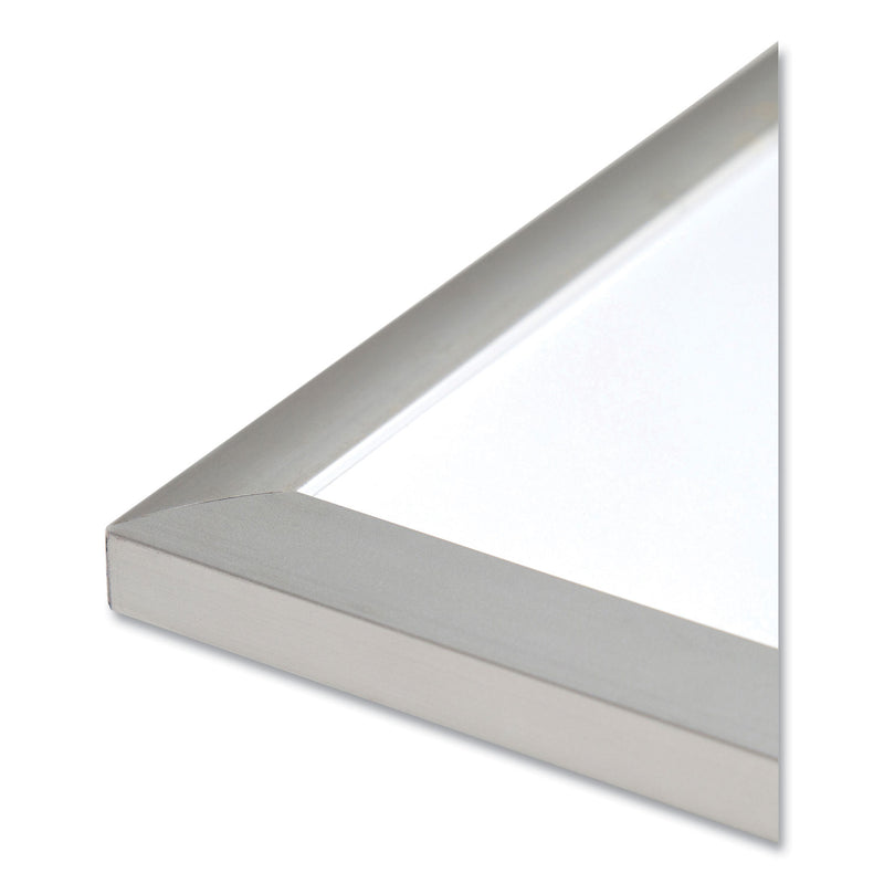 U Brands Melamine Dry Erase Board, 24 x 18, White Surface, Silver Frame