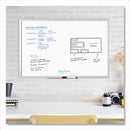 U Brands Melamine Dry Erase Board, 36 x 24, White Surface, Silver Frame