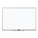 U Brands Melamine Dry Erase Board, 36 x 24, White Surface, Silver Frame