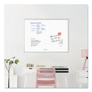 U Brands Melamine Dry Erase Board, 48 x 36, White Surface, Silver Frame