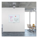U Brands Glass Dry Erase Board, 48 x 36, White Surface