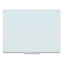 U Brands Glass Dry Erase Board, 48 x 36, White Surface