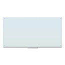 U Brands Glass Dry Erase Board, 72 x 36, White Surface