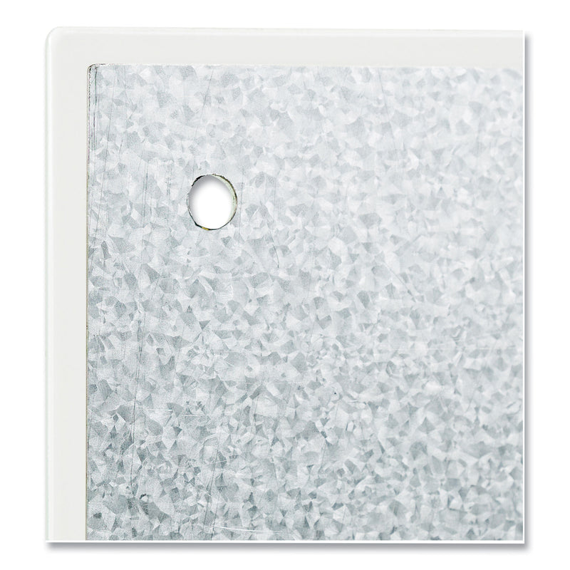 U Brands Glass Dry Erase Board, 72 x 36, White Surface