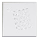 U Brands Heavy-Duty Board Magnets, Circles, White, 0.75" Diameter, 20/Pack