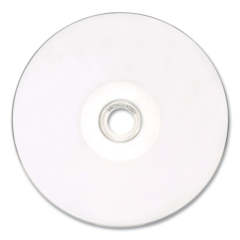 Verbatim CD-R DataLifePlus Printable Recordable Disc, 700 MB/80 min, 52x, Spindle, Hub Printable, White, 50/Pack