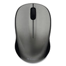 Verbatim Silent Wireless Blue LED Mouse, 2.4 GHz Frequency/32.8 ft Wireless Range, Left/Right Hand Use, Graphite