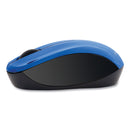 Verbatim Silent Wireless Blue LED Mouse, 2.4 GHz Frequency/32.8 ft Wireless Range, Left/Right Hand Use, Blue