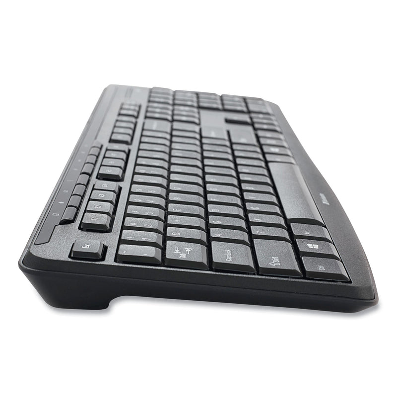 Verbatim Silent Wireless Mouse and Keyboard, 2.4 GHz Frequency/32.8 ft Wireless Range, Black