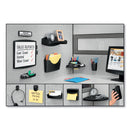Fellowes Partition Additions Dry Erase Board, 15.38 x 13.25, Dark Graphite Frame