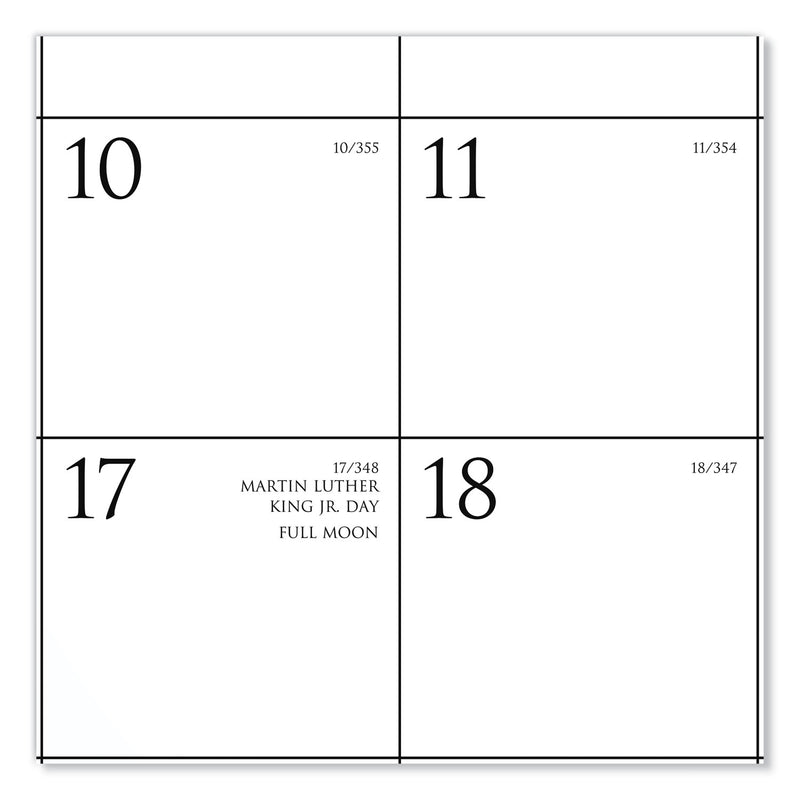 AT-A-GLANCE Business Monthly Wall Calendar, 15 x 12, White/Black Sheets, 12-Month (Jan to Dec): 2023
