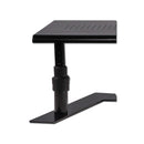 Allsop Metal Art ErgoTwin Dual Monitor Stand, 25.6 to 33.1 x 12.6 x 6.2 to 8.6, Black, Supports 20 lb/Shelf