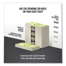 Avery PermaTrack Tamper-Evident Asset Tag Labels, Laser Printers, 0.75 x 1.5, White, 40/Sheet, 8 Sheets/Pack