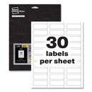 Avery PermaTrack Tamper-Evident Asset Tag Labels, Laser Printers, 0.75 x 2, White, 30/Sheet, 8 Sheets/Pack