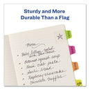 Avery Ultra Tabs Repositionable Tabs, Mini Tabs: 1" x 1.5", 1/5-Cut, Assorted Neon Colors, 40/Pack