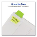 Avery Ultra Tabs Repositionable Tabs, Mini Tabs: 1" x 1.5", 1/5-Cut, Assorted Neon Colors, 40/Pack