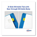 Avery Ultra Tabs Repositionable Tabs, Mini Tabs: 1" x 1.5", 1/5-Cut, Assorted Neon Colors, 40/Pack
