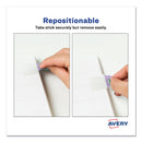 Avery Ultra Tabs Repositionable Tabs, Mini Tabs: 1" x 1.5", 1/5-Cut, Assorted Pastel Colors, 40/Pack