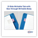 Avery Ultra Tabs Repositionable Tabs, Mini Tabs: 1" x 1.5", 1/5-Cut, Assorted Pastel Colors, 40/Pack