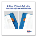 Avery Ultra Tabs Repositionable Tabs, Mini Tabs: 1" x 1.5", 1/5-Cut, Assorted Colors, 80/Pack