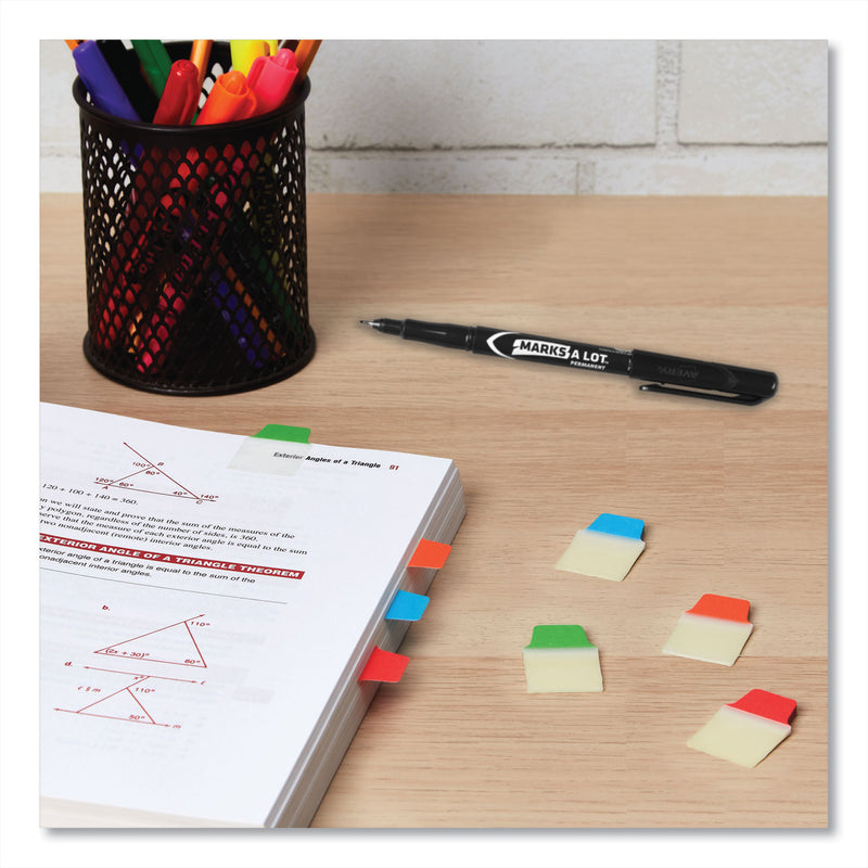 Avery Ultra Tabs Repositionable Tabs, Mini Tabs: 1" x 1.5", 1/5-Cut, Assorted Colors, 80/Pack
