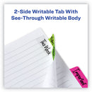 Avery Ultra Tabs Repositionable Tabs, Margin Tabs: 2.5" x 1", 1/5-Cut, Assorted Neon Colors, 24/Pack