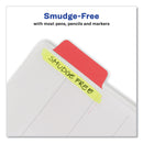 Avery Ultra Tabs Repositionable Tabs, Margin Tabs: 2.5" x 1", 1/5-Cut, Assorted Colors, 48/Pack