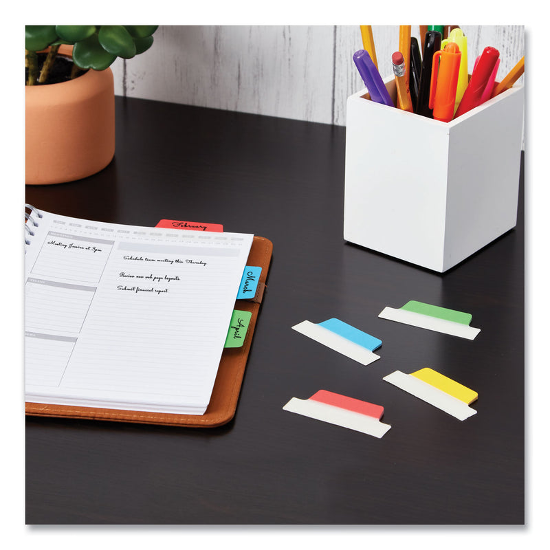 Avery Ultra Tabs Repositionable Tabs, Margin Tabs: 2.5" x 1", 1/5-Cut, Assorted Colors, 48/Pack