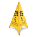Spill Magic Pop Up Safety Cone, 3 x 2.5 x 30, Yellow