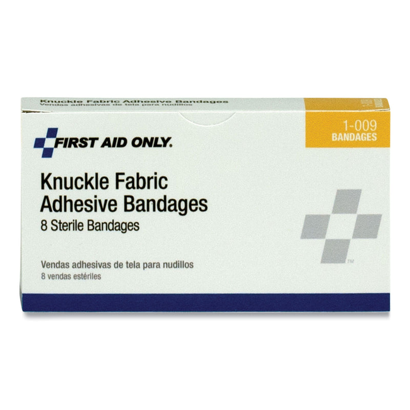 PhysiciansCare First Aid Fabric Knuckle Bandages, 8/Box