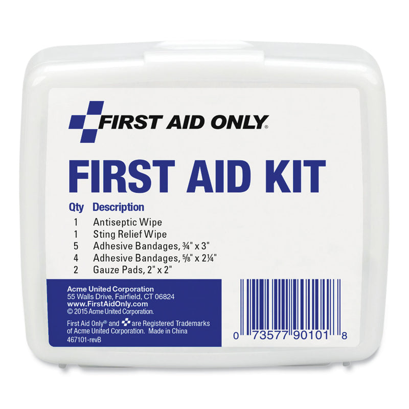 PhysiciansCare First Aid On the Go Kit, Mini, 13 Pieces, Plastic Case