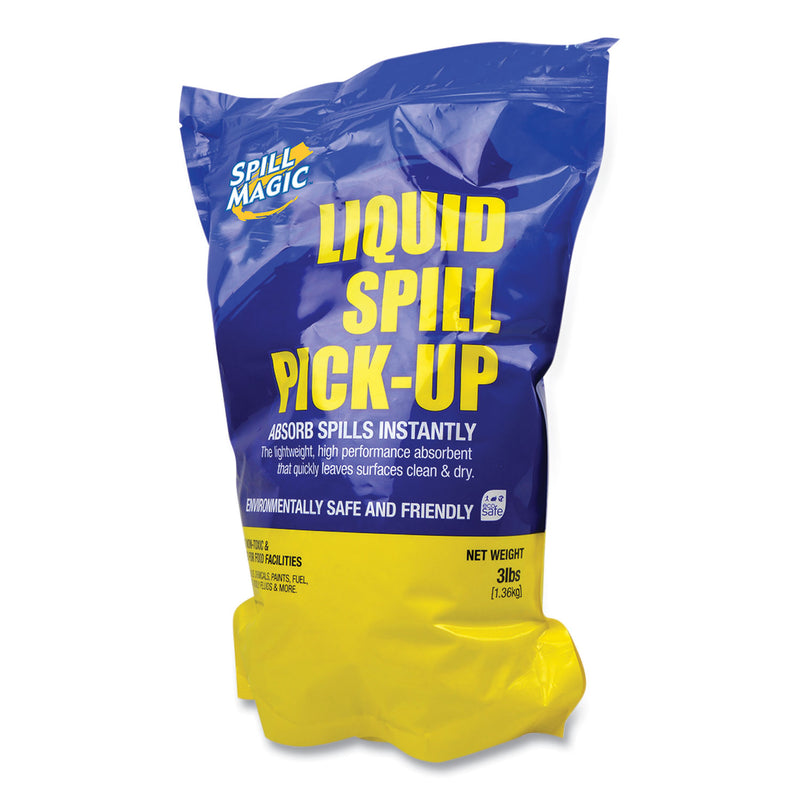 Spill Magic Sorbent, 4 qt, 3 lb Bag