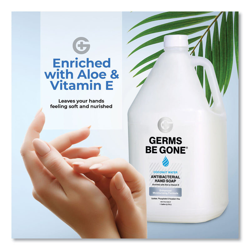 Germs Be Gone Antibacterial Hand Soap, Aloe, 1 gal Cap Bottle