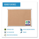 MasterVision Earth Cork Board, 24 x 36, Aluminum Frame