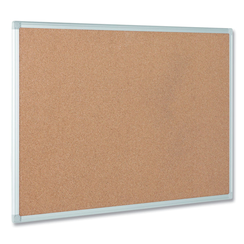 MasterVision Earth Cork Board, 24 x 36, Aluminum Frame