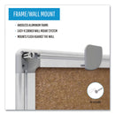 MasterVision Earth Cork Board, 36 x 48, Aluminum Frame