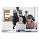 MasterVision Value Cork Bulletin Board with Aluminum Frame, 48 x 71, Natural