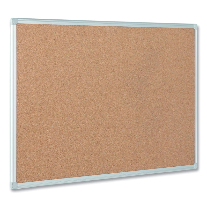 MasterVision Earth Cork Board, 48 x 72, Aluminum Frame