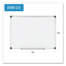 MasterVision Porcelain Value Dry Erase Board, 36 x 48, White, Aluminum Frame
