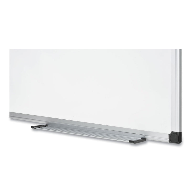 MasterVision Porcelain Value Dry Erase Board, 48 x 96, White, Aluminum Frame