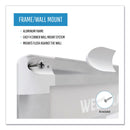 MasterVision Monthly Planner, 36x24, Silver Frame