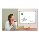 MasterVision Earth Silver Easy Clean Dry Erase Boards, 48 x 96, White, Aluminum Frame
