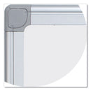MasterVision Earth Silver Easy Clean Dry Erase Boards, 48 x 96, White, Aluminum Frame