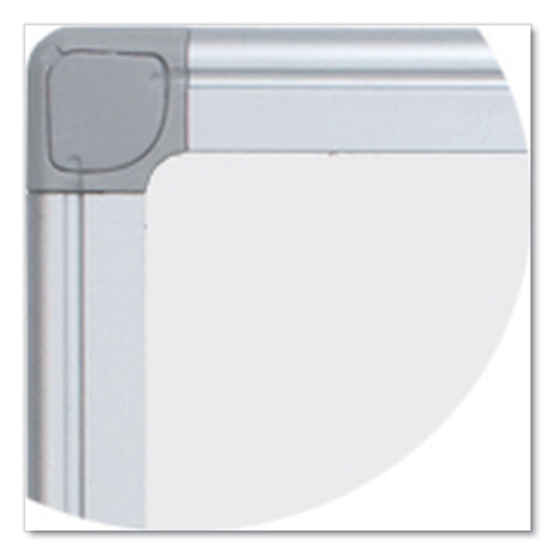 MasterVision Earth Silver Easy Clean Dry Erase Boards, 48 x 96, White, Aluminum Frame