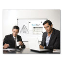 MasterVision Value Lacquered Steel Magnetic Dry Erase Board, 48 x 96, White, Aluminum Frame