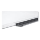 MasterVision Value Lacquered Steel Magnetic Dry Erase Board, 48 x 96, White, Aluminum Frame