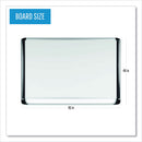 MasterVision Porcelain Magnetic Dry Erase Board, 48x96, White/Silver