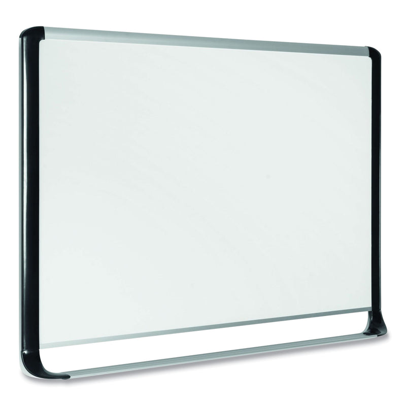 MasterVision Porcelain Magnetic Dry Erase Board, 48x72, White/Silver