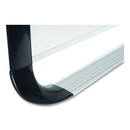 MasterVision Porcelain Magnetic Dry Erase Board, 48x72, White/Silver