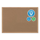 MasterVision Earth Cork Board, 48 x 72, Wood Frame